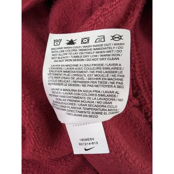 Nike Alabama Football Hoodie Sweatshirt Mens M Crimson‎ Tide Pullover - Picture 7 of 8